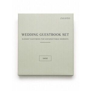 ZICOTO Wedding Guestbook Set . NEW